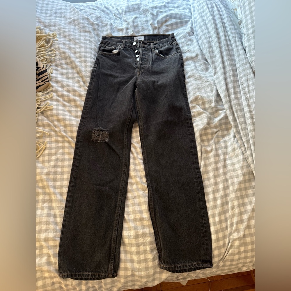 Still Here black denim jeans size 26